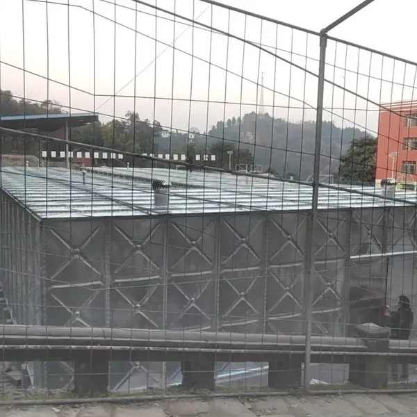 Customized Porcelain Enamel Steel Panel Type Water Tank for School Hot Water System