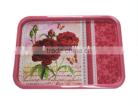 Rectangular Full Color Printing Metal Tray