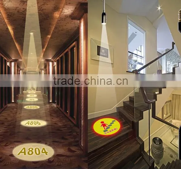 2015 110v 220v 3w Led Customed Projector Spotlight to Promotion in Hotel and Restaurant photo-4