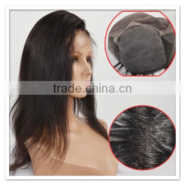 Top Quality New Fashion in Stock India Human Hair Full Lace Wig photo-2