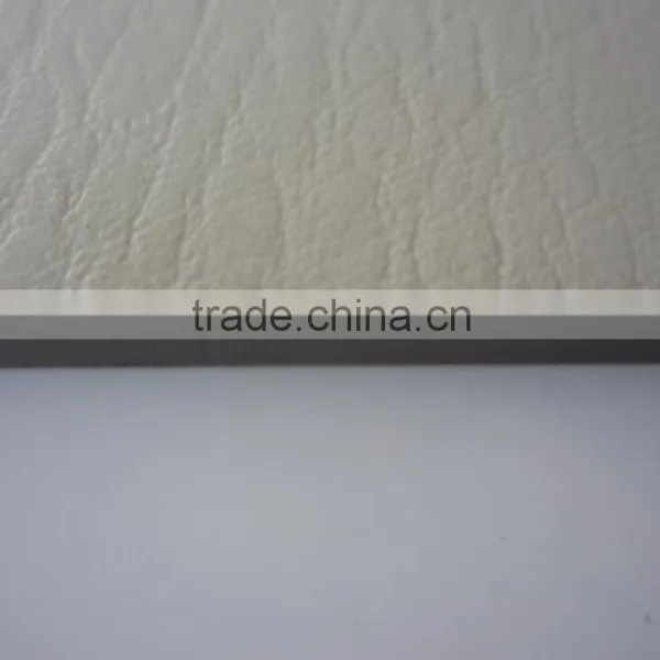 White 1.2mm PVC Leather Composite 3mm ABS Plastic Sheet for Thermoforming photo-2