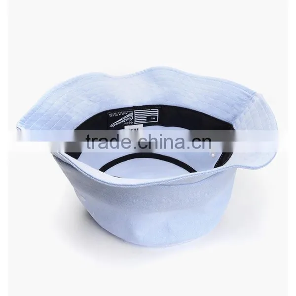 Wholesale Fancy Safari Plain White Cotton Bucket Hat photo-5