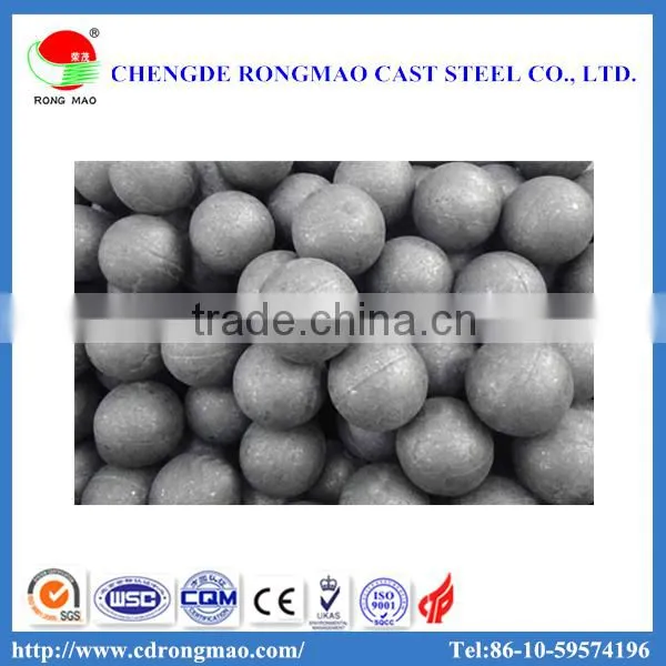 High Hardness and Impact Toughness Medium Chrome 80mm Grinding Steel Ball photo-3