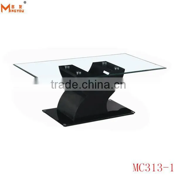 Modern Glass Top Fairy Coffee Table photo-3