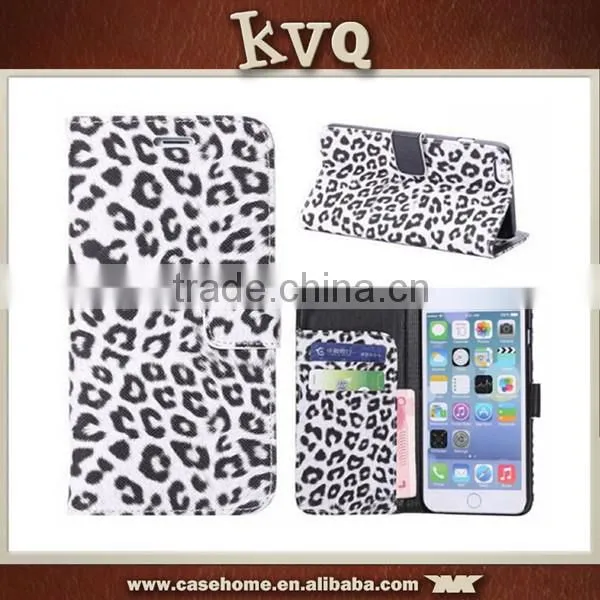 For Iphone5/5s Leopard Grain Leather Wallet Flip Case Cover photo-3