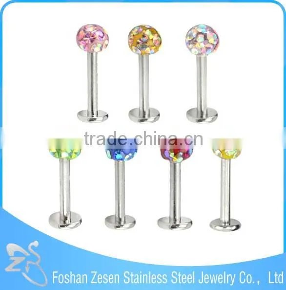 2016 Stainless Steel 16g Lip Rings Piercing Labret Jewelry Piercing Labret Studs photo-5