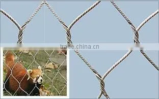 ss Animal Enclosure Rope Mesh/stainless Steel Wire Rope Mesh Net photo-3