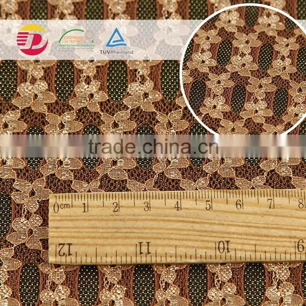 New Arrival Elastic Glitter African Lace Fabric photo-6