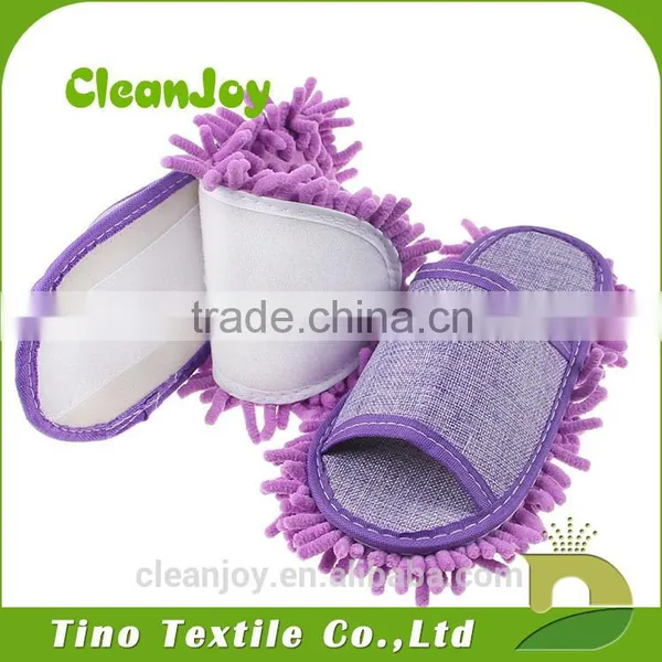 Top Quality Mop Chenille Indoor Cleaning Slippers photo-4