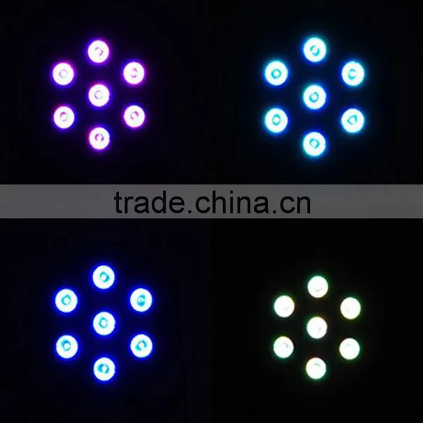 7 X 10W LED DMX512 4in1 Stage Lighting LED Par Can RGBW PAR64 Dj Party Lights photo-5