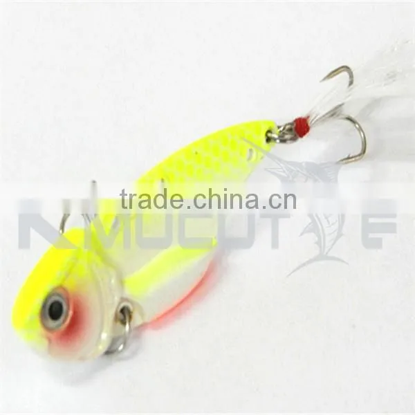 Chentilly CH14LP24 Metal VIB Fishing Lure 5.5cm 11g Metal Bait Feather Hook Metal Blade VIB Fishing Lure photo-5