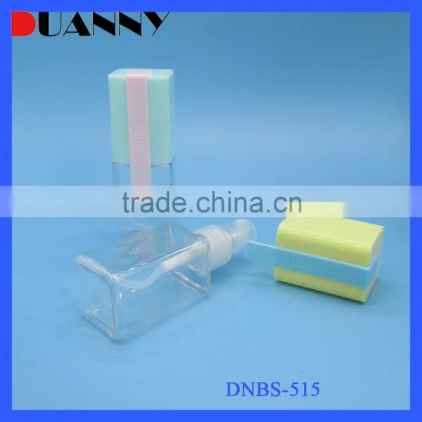 Luxury Packaging Plastic Spray Cosmetic Bottle Cosmetic Cream Jar Pet Cream Cosmetic Bottle With Pump And Cap photo-2
