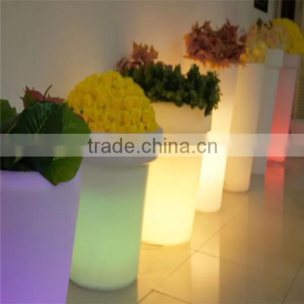 Waterproof Glowing Flower Pot Bulk Led Flower Pot Decoration photo-2