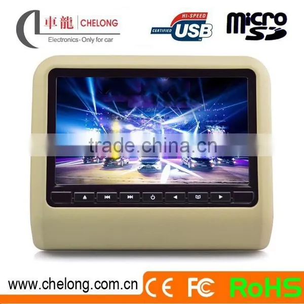 Supplier Best Price Headrest Monitor DVD Player With USB/SD Slot photo-2