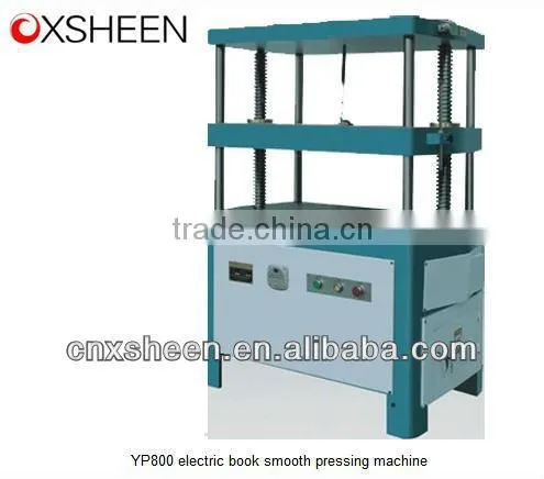YP800 electric book smooth pressing machine,paper pressing machine,automatic pressing machine,book pressing machine