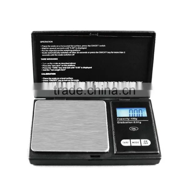 Good Quality LCD 0.01g Digital Pocket Scale New Designed Hot Selling Jewelry Scale