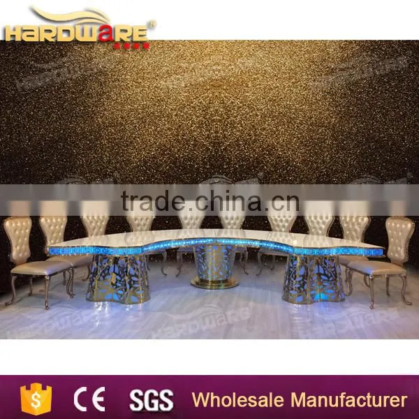 High Glossy Painting Dining Table , 2016 Mdf Wedding Cheap Price photo-3