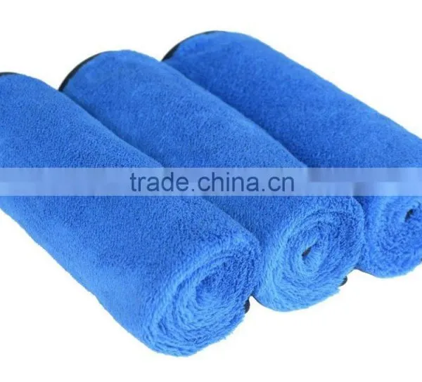 China Supply Custom 16x24inch 380 Gsm Plush Ultra Thick Microfiber Cloth for Car photo-2
