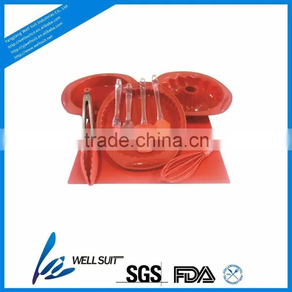 Hot Selling High Quality Colorful Silicone Bonny Kitchen Utensils