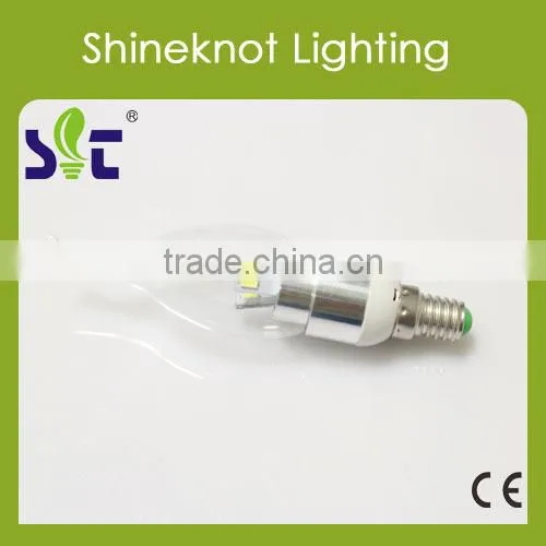 E12 3W Dimmable Led Candle Bulb C35 C37 Candle E14/E27 Bulb