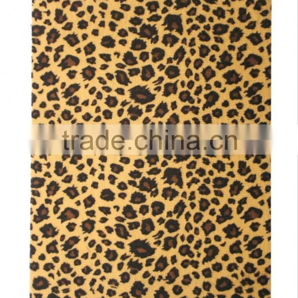 Print for Stationery Decoration 188*274mm Adhesive Frabic Leopard Print for DIY Decoration