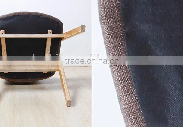 High Quality Modern Elegant Wooden Rest Hotel Room Chairs photo-5