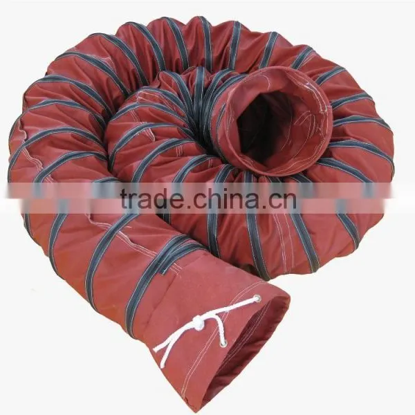 800 Celsius High Temperture Fiber Glass Flexible Air Hose photo-3