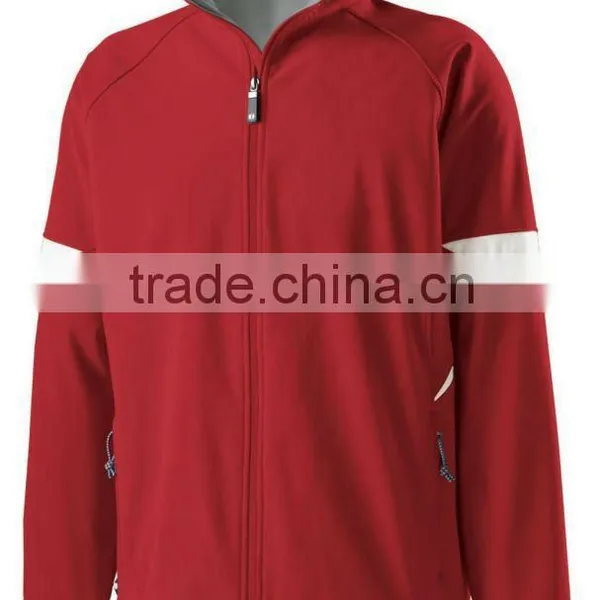 Mens Red Outdoor Soft Shell Jacket