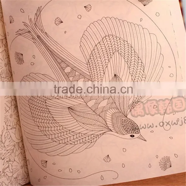 Hot Sale Hand-Painted Korean Secret Garden Series Animal Kingdom Coloring Book For Adult photo-3