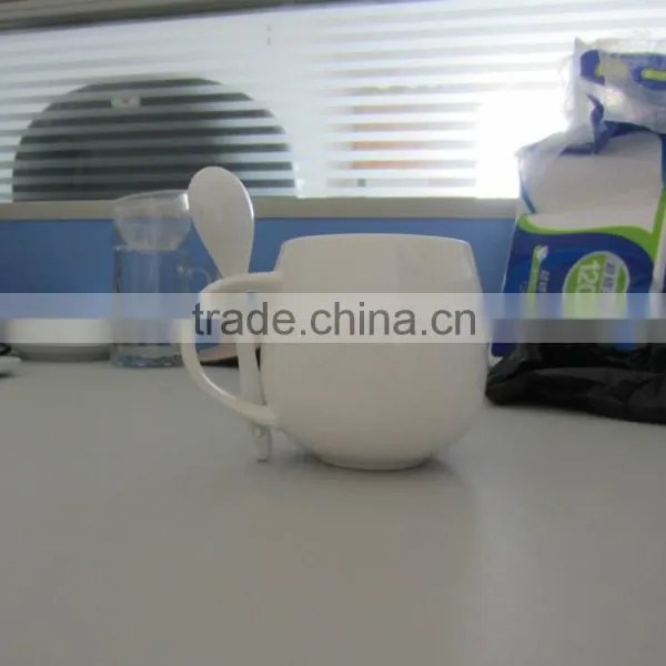 Wholesale White 10 oz Porcelain Couple Mugs photo-3