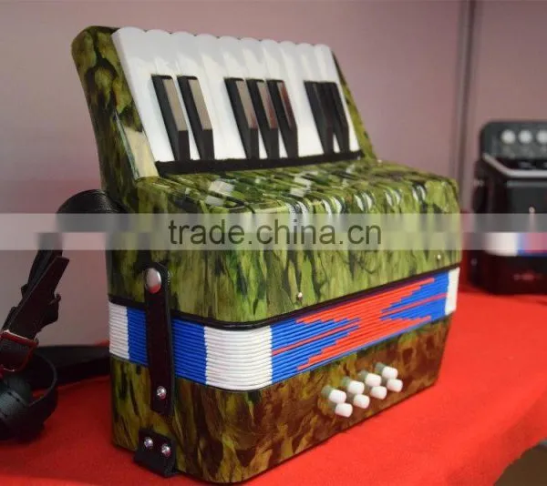 Good Quality New Hot 17-Key 8 Bass Kids Children Mini Small Accordion Educational Musical Instrument Toy Great Gift photo-2