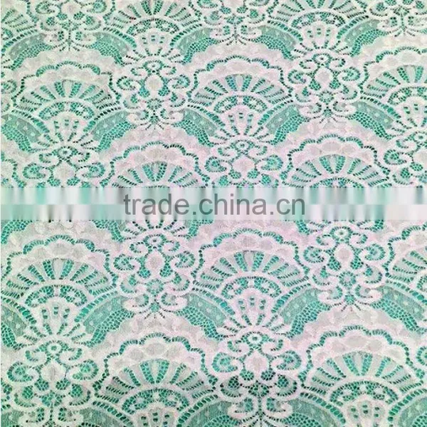 White Color Luxury African Voile Lace Fabric for Garment Accessories TH-8851 photo-6