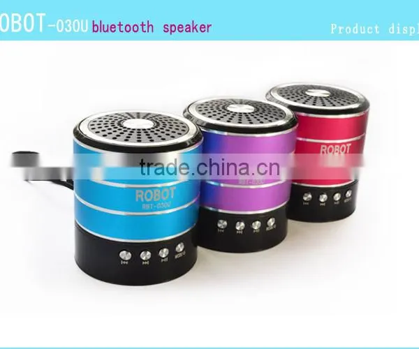 Robot-030u Portable Bluetooth Speaker,,mini TF Card Speaker,with USB Dicsks,fm Radio,speaker Bluetooth photo-3