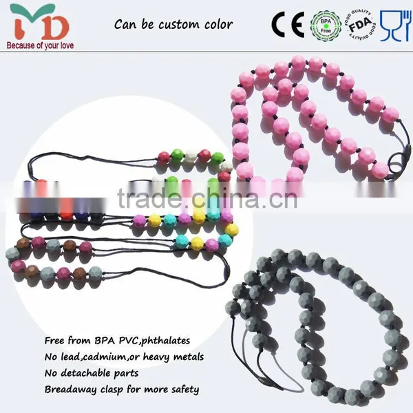 Silicone Teething Necklace With Safe Clasp photo-2