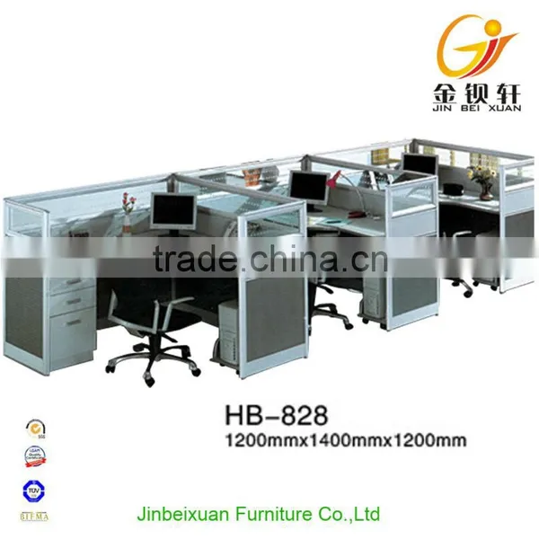 New Arrival Office Furniture 4-seat Office Partition HB-11 photo-5