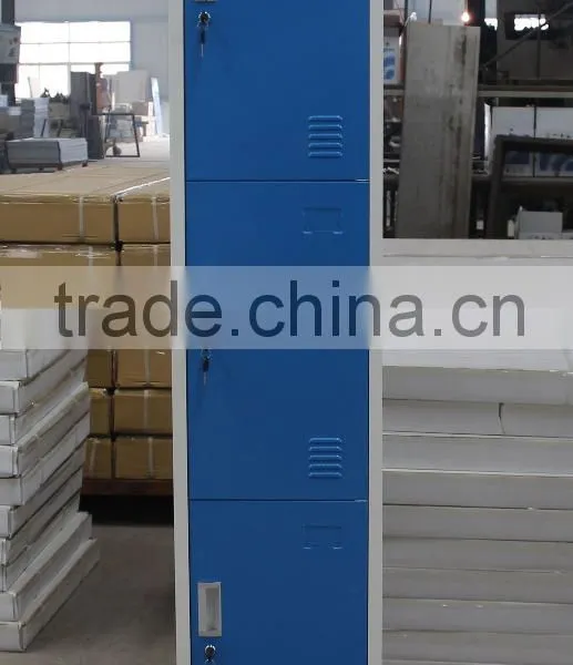 3 Door School Locker/clothes Cabinet Steel Employee Locker photo-3