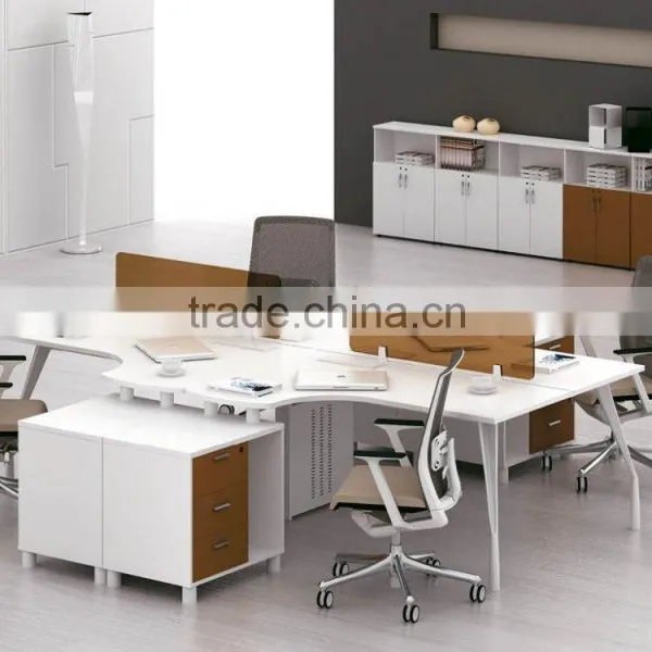 Acrylic Office Partitions for 4 Peason
