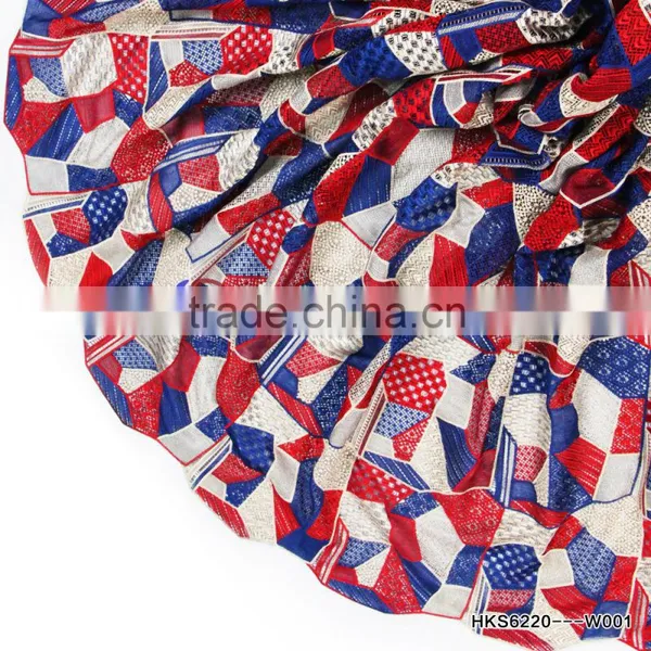 Fashion News 100% Polyester Fabric Colorful &Unique Geometric Print Fabric For Window Curtain/Table Cloth/Bag photo-3