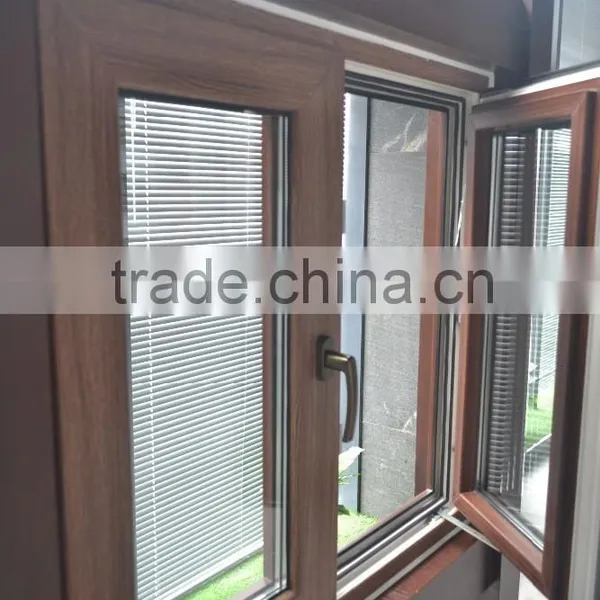 Horizontal Opening Pattern and Steel Frame Material Plastic Window and Door, Upvc Profile Window photo-5