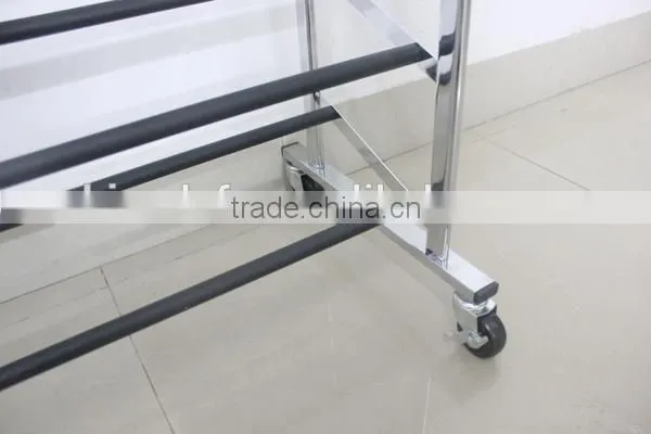 Practical 10 Tiers Shoe Display Rack Anti-slip Moveable Shoes Shelf photo-4