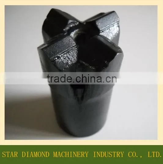 12 Degree Tapered Cross Bit, Hex19/ Hex22/ Hex25 Tapered Rod Bit photo-6