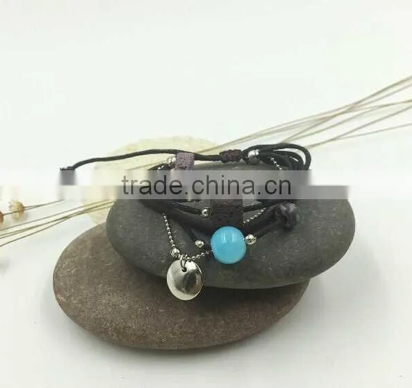 Bob Trading Custom Volcanic Lava Rock Stone Bracelet Wholesale Stretch Beaded Bracelet Leader