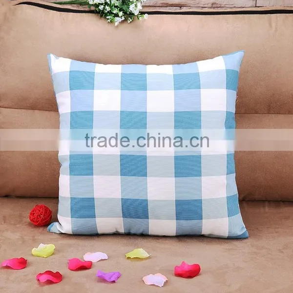 2015 New the Plaid Printed Cotton Pillowcases Creative Home Sofa Cushion for Leaning on photo-3