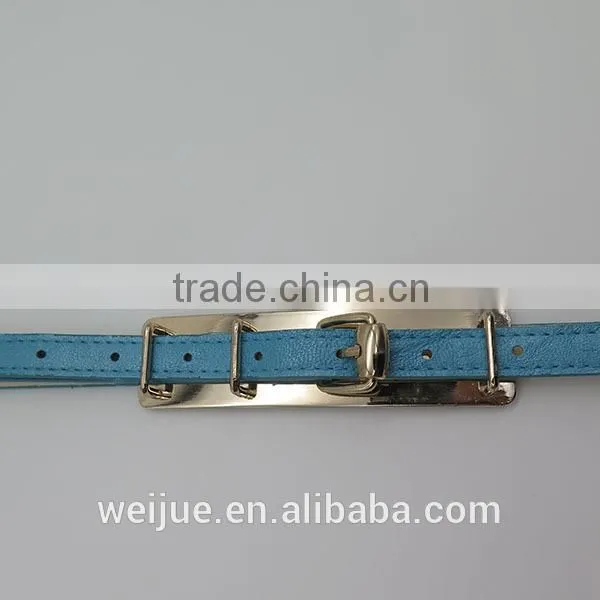 Leather Skinny Belt Without Tassels for Women photo-2