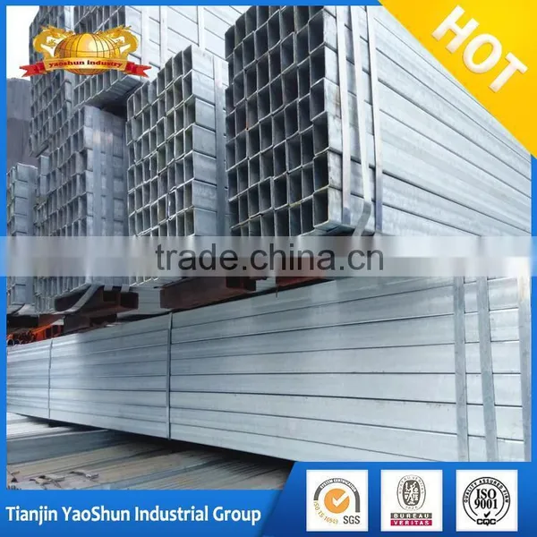 60x40 Galvanized Square Tube Hot Dip Galvanized/ Pre Galvanized photo-3