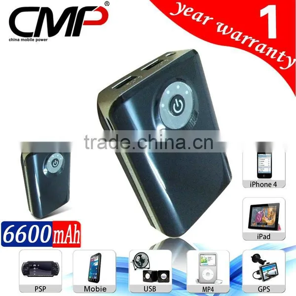 Hot Selling Portable PowerBank Charger 6600mAh Power Bank