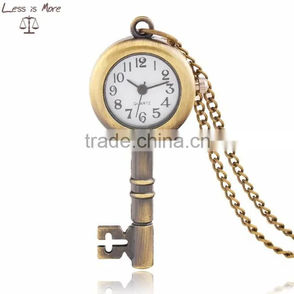 Promotional Metal Quartz Cheap Pocket Watch With Chinese Movement