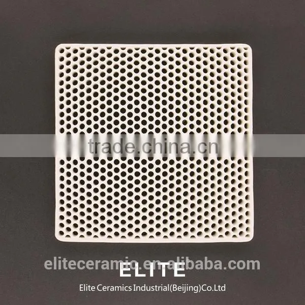 81.8*81.8*12.7 Round Hole Ceramic Filter for Grey Ductile Iron Casting , Porous Filter photo-3