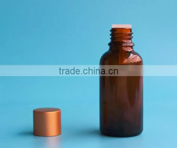 30ml Glass Amber Essential Oil Bottle With Orifice Reducer and Screw Cap photo-2