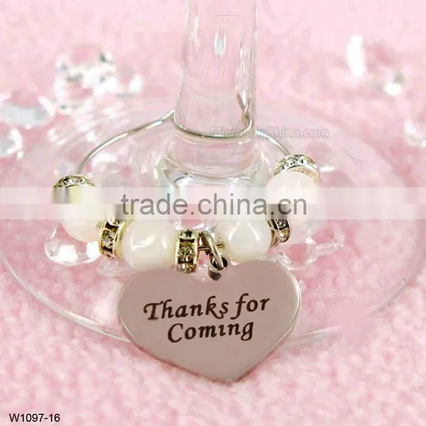 Carving Letter Wine Charm Name Tag photo-6